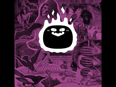 Ghastly andrew kolb collage ghastly ghost pokemon illustration kolbisneat pokemon