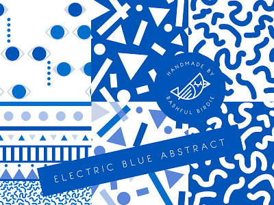Electric Blue Fabric for your 80s revival Wardrobe blue electric eyeballs eyes fabric fair isle geometric pattern spoonflower squiggles surface design