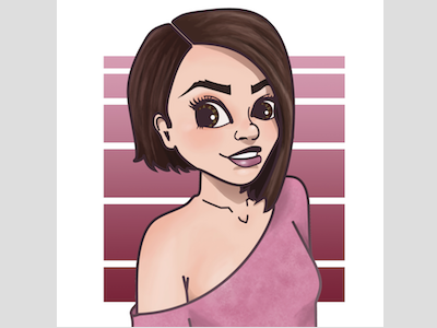 New haircut=New avatar character girl illustration