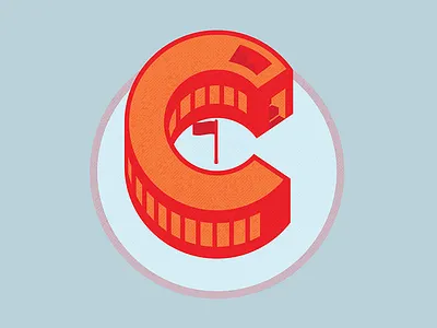 36 Days of Type: Day 3 36daysoftype c college flag illustration school type typography