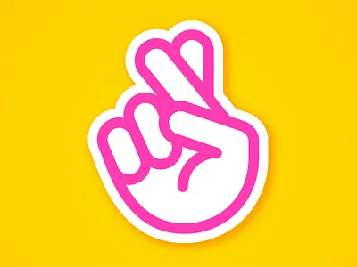 Fingers Crossed crossed fingers hand illustration vector