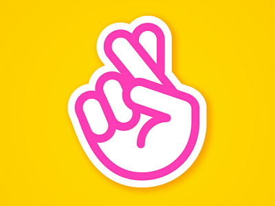 Fingers Crossed crossed fingers hand illustration vector