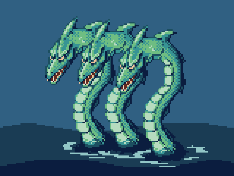 Hydra animation hydra pixel pixel animation pixel art pixel dailies pixel dailies