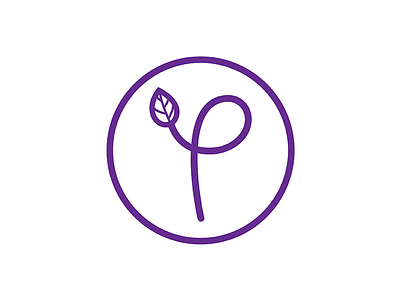 Prospersaurus Logo 2017 Dribbble branding design graphic health identity logo minimalist modern purple vector visual wellness