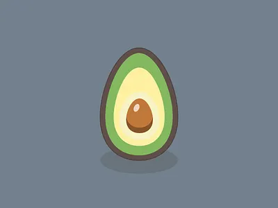 Avocado avocado food fruit green healthy illustration snack