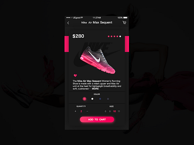 nike Online retailers app online retailers ui