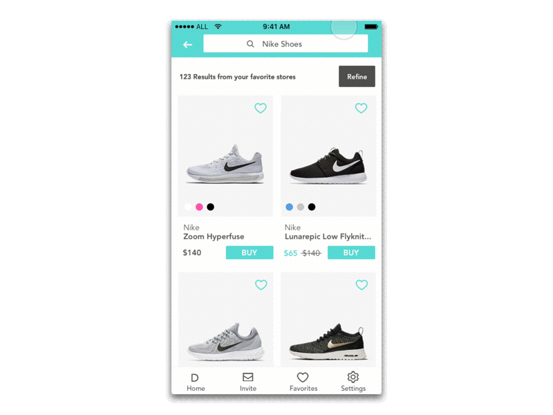 Shopping App app app design dailyui filter mobile app principle shop shopping shopping app sort ui daily ux design