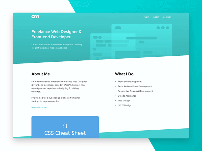 Portfolio - Loading Animation animation branding css html logo portfolio type vector