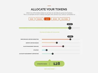 Tokens Calculator calculator design struto tokens