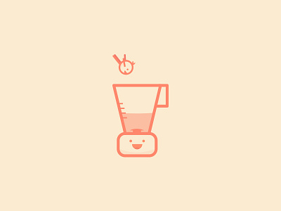 Day 2 - Harmless blender brief challenge cute daily fruit fun icon illustration line orange smile