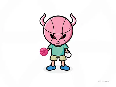 Basketball Monster illustration