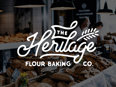 Heritage Flour Baking Co. bakery bakery logo baking branding logo logo design