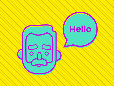 Time to shine 🏀 🙌🏿 cartoon debut dribbble face first shot icon illustration simple