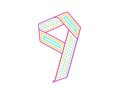 36days 36 days of type 36 days of type 9 9 number 9 type typography