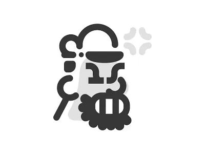Bluto bluto flat icon illustration illustrator logo minimal popeye vector vintage