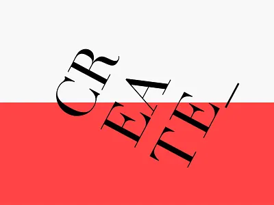 Create_ create creative minimal type