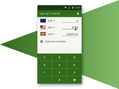 DailyUI 004 Calculator calculator calculator app currency currency converter travel