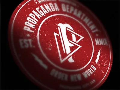 Propaganda Dept. Sticker 1984 department letter logo ministry orwell propaganda truth