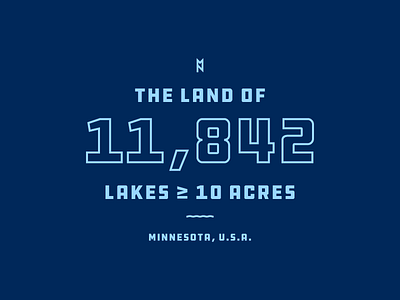 The Land Of… ddc facts graphic lakes minnesota shirt typography water
