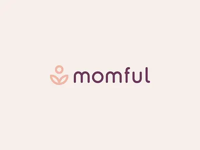 Momful Logo branding graphic design logo logo design logotype