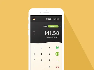 Daily UI 004 Calculator calculator daily daily ui tip tip calculator travel ui