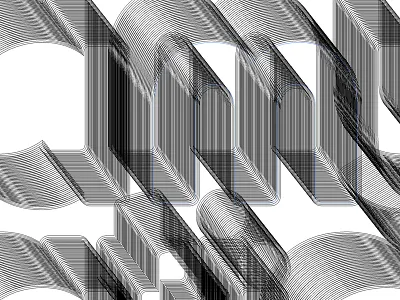 Trippy type awesome outlines type whoa