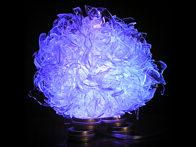 Glass & Light art experimental art fine art glass light mixed media