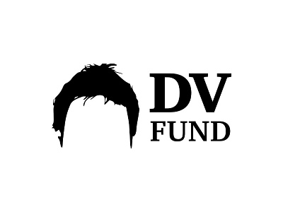 Logo for the Dan Velez Scholarship Fund black brand hair logo mark typography