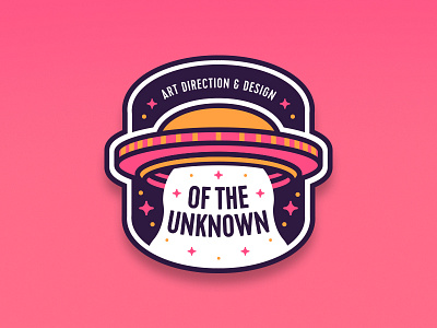 From Above badge of sticker the type ufo unknown