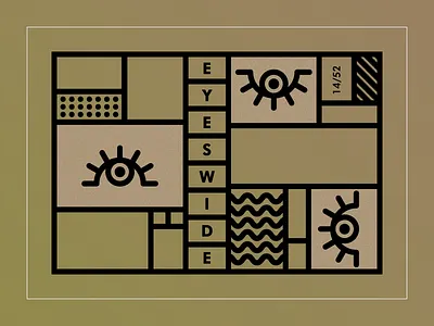 14/52 2017 eyes eyes wide monoweight pattern personal projects vector wide eyes