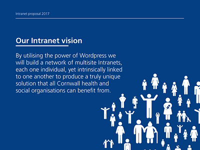 Our Intranet vision design graphic design health illustration life magazine people proposal