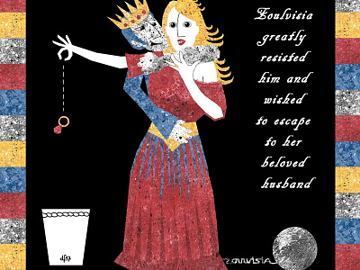 Zoulvisia armenian folktale illustration king wicked