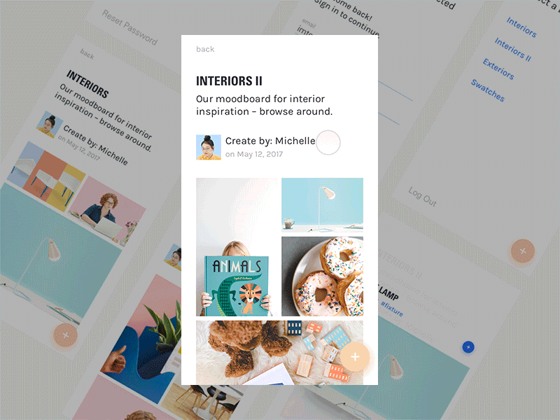 Vibes – Tags 01 animation app interior ios mobile moodboard principle