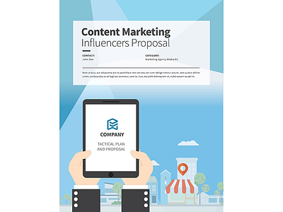 Blogger Media Kit Letter blogger branding design flat icon illustration letter media kit type typography vector web