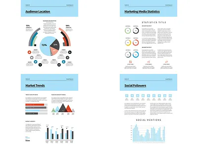 Social Media Kit branding design flat icon illustration letter media kit social media type typography vector web