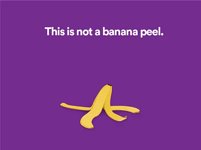 Trying to be serious on April fool's day banana befoolish foolish illustration simple