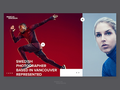 Marcus card clean creative design minimal photo portfolio ui ux web website