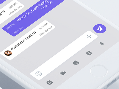 Chat App project chat message