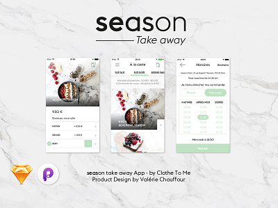 season take away app apple design mobile takeaway ui ux