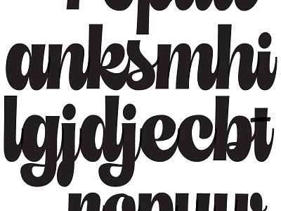 Scripts on Scripts lettering script script lettering typography