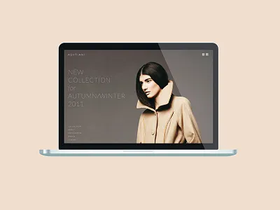 Website design for Ashtiani branding clothing fashion identity system toronto ui ux website women
