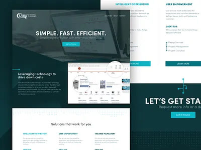 Clark Chains ui user interface web design