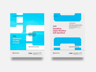 Openstack - Booklet proposal cover grid layout poster type
