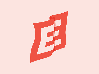 E / 36 Days Of Type 36daysoftype dropcap e flag illustration letter lettering type typography