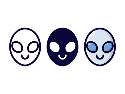 Alien Icon alien flat icon icon set iconset illustration space