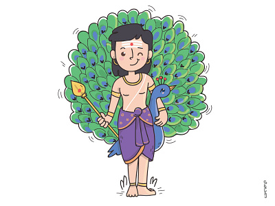Karthikeya god karthikeya muruga peacock vel