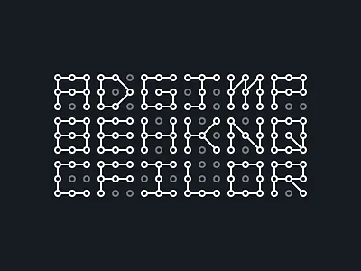 Network Type modular network typeface