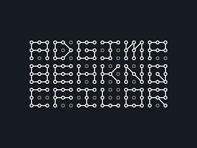 Network Type modular network typeface