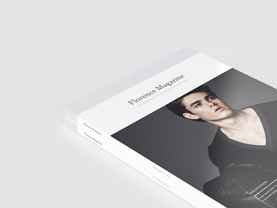 Florence Magazine brochure clean editorial feminine lookbook magazine minimal modern multipurpose print template theme