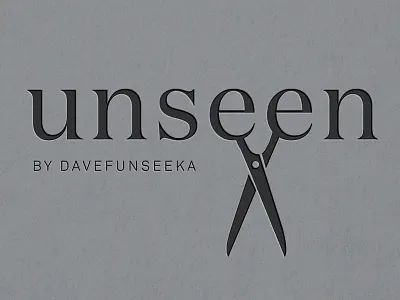 Unseen Logo (V1) hair haircut haistylist logo wip